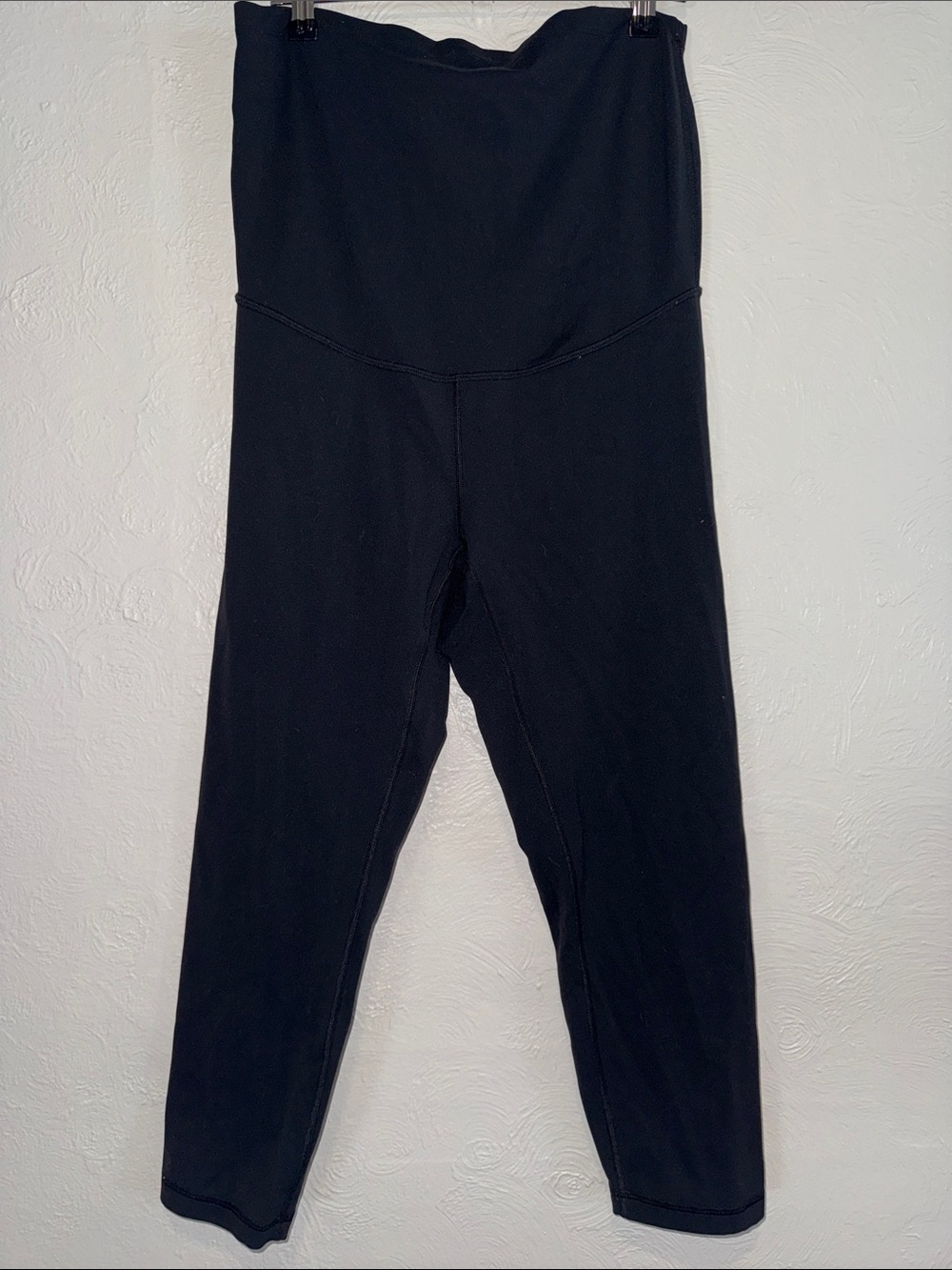 CRZ Yoga High-Waist Black Maternity/Support Leggings